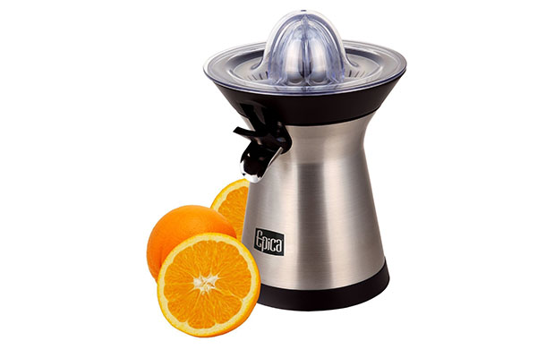 Limes Grapefruit & other Citrus Fruit with Easy Pour Spout 32 oz Pitcher White J-Jati Citrus Juicer Extractor: Compact Juicer for Healthy Juice Lemons Oranges